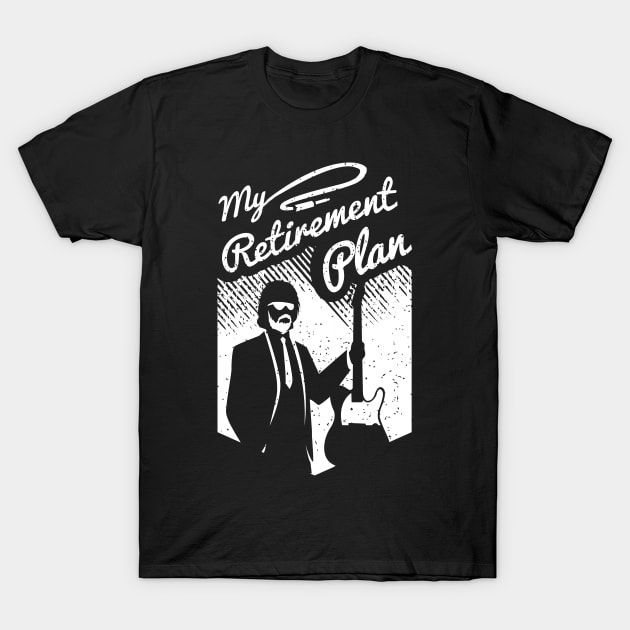 Guitar Tshirt for a Guitarist with String Instrument Images T-Shirt by AlleyField